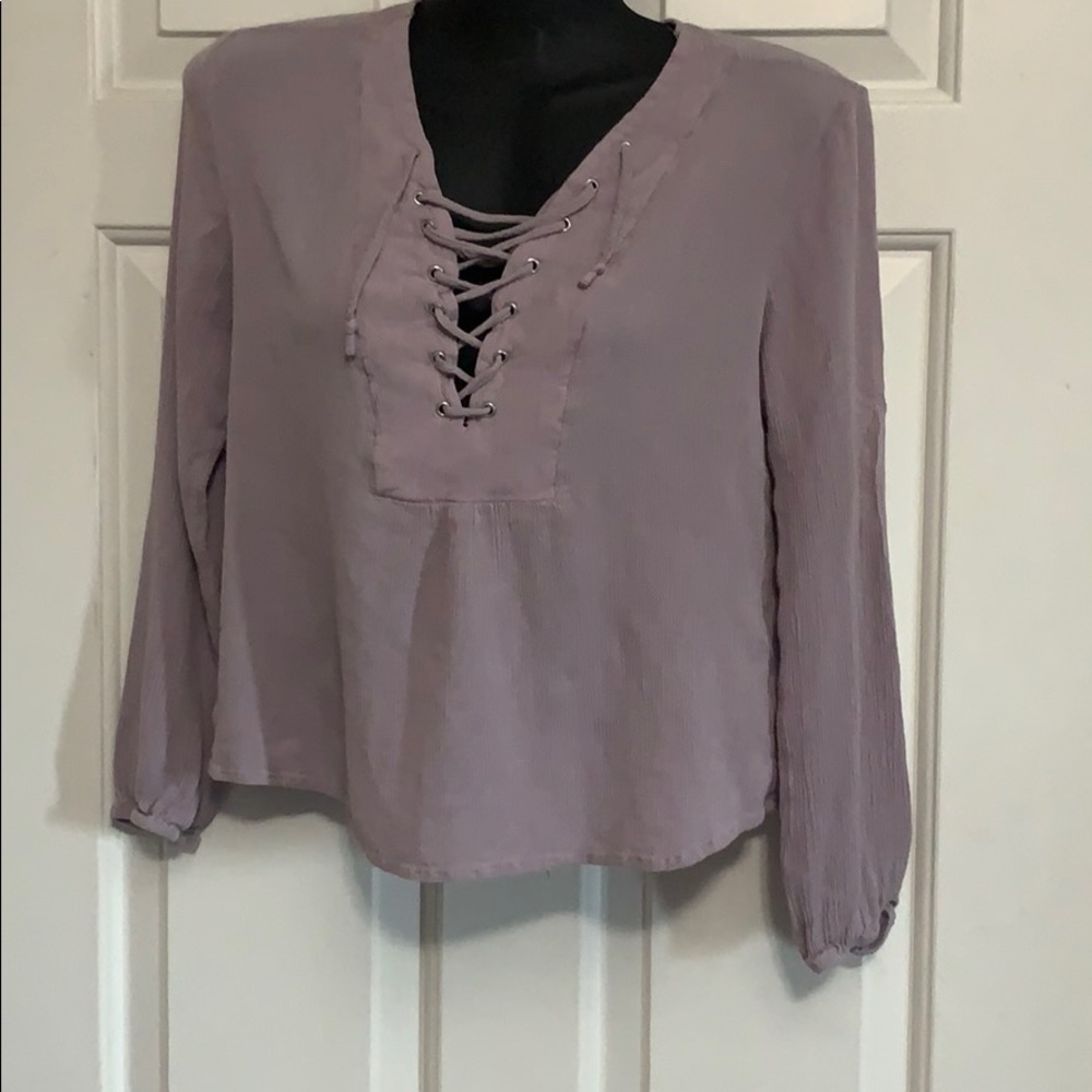 Charlotte Russe lavender/pinkish top